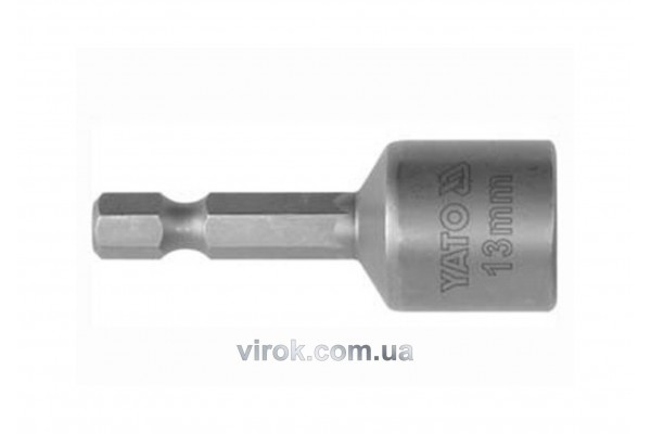 Насадка торцева магнітна YATO HEX-1/4" 8 х 48 мм