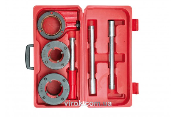 Набір різьбонарізний для труб VOREL 1.5"-2" 6 шт