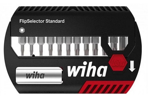 Викрутка з набором біт Wiha FlipSelector Standard TORX, 13 шт. (W39056)