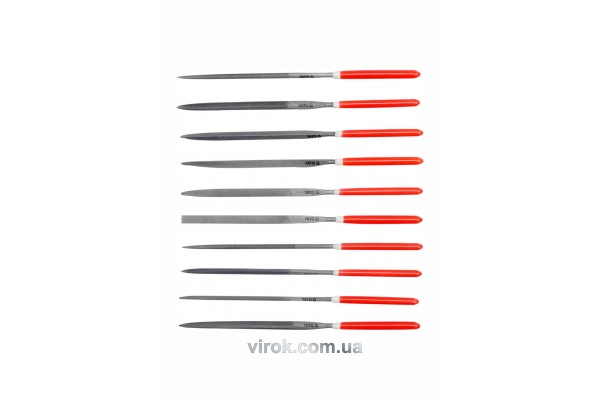 Набір надфілів YATO 140/65 х 3 мм 10 шт