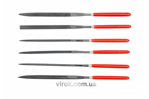 Набір надфілів YATO 140/65 х 3 мм 6 шт