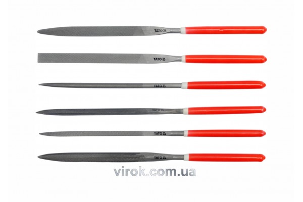 Набір надфілів YATO 160/75 х 4 мм 6 шт