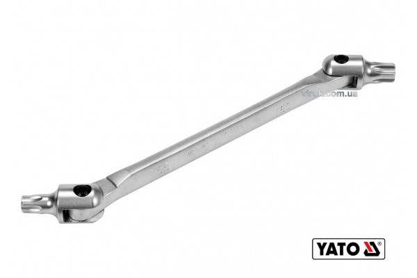 Ключ TORX двосторонній на шарнірах YATO Т55 х Т60 255 мм Cr-V