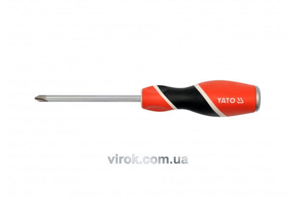 Викрутка хрестова ударна YATO PH2 x 100 мм