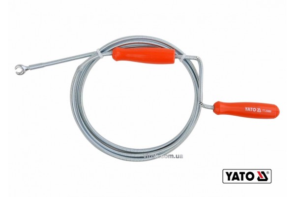 Трос для очищення каналізаційних труб YATO 5 мм x 1.5 м