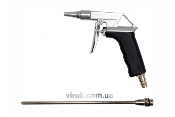 Пістолет пневматичний продувальний з подовжувачем YATO 1/4" 0.8 Мпа