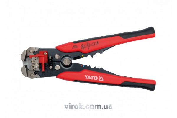 Кліщі для обтискання і зачистки проводів YATO 205 мм