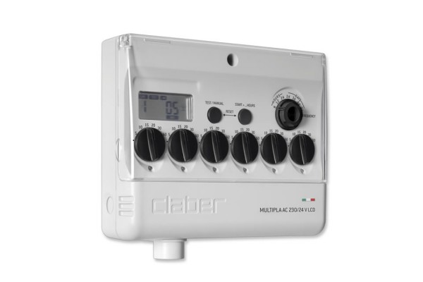 Таймер подачі води Claber MULTIPLA AC 220/24 V LCD