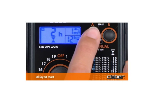 Таймер подачі води Claber DUAL LOGIC 8485