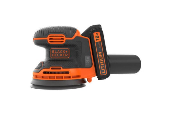 Шліфмашина ексцентрикова акумуляторна BLACK+DECKER BDCROS18