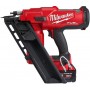 Цвяхозабивний пістолет акумуляторний MILWAUKEE, M18 FFN-502C, 50/90мм (+зар.прис., 2акум.Х5Аг,кейс)