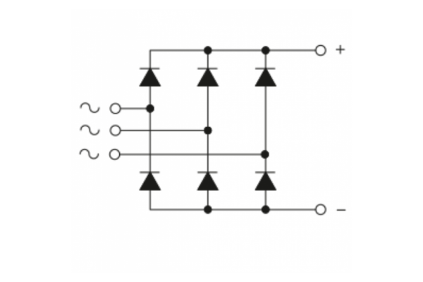 Трифазний діодний міст RADD PTS-72/6/3+T