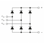 Трифазний діодний міст RADD PTS-72/6/3+T