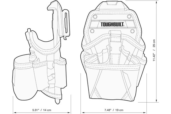 Кобура для дриля Toughbuilt ClipTech (TB-CT-20-LX)