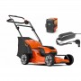 Акумуляторна газонокосарка Husqvarna LC 142i КІТ (9705418-04)
