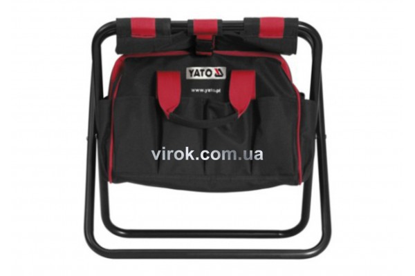 Стілець складний з сумкою для інструментів YATO 42 x 29 x 30 см
