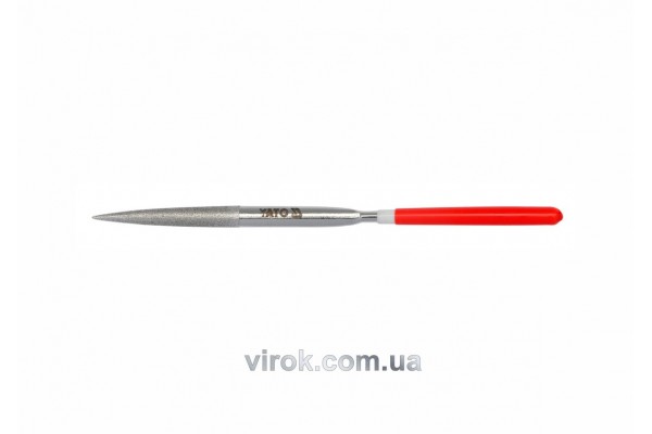 Надфіль алмазний півкруглий YATO 160/50 х 4 мм