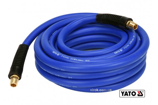 Шланг пневматичний гібридний YATO 12.5 мм x 10 м 3/8"