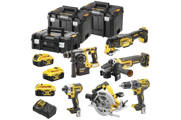 Набір з шести інструментів безщіткових DeWALT DCK685P3T