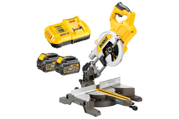 Пила торцювальна акумуляторна DeWALT DCS777T2