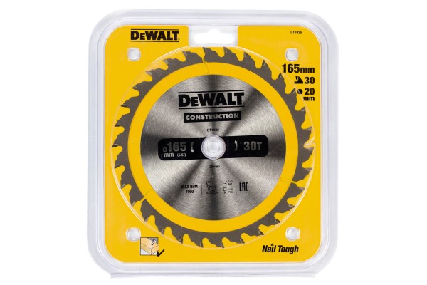 Диск пилковий CONSTRUCTION DeWALT DT1935