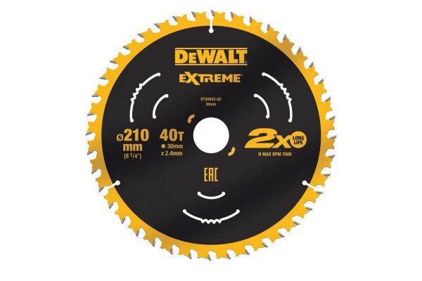 Диск пилковий EXTREME DeWALT DT20433