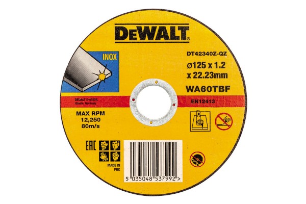 Круг відрізний DeWALT DT42340Z