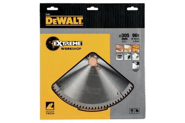 Диск пилковий EXTREME WORKSHOP DeWALT DT4290