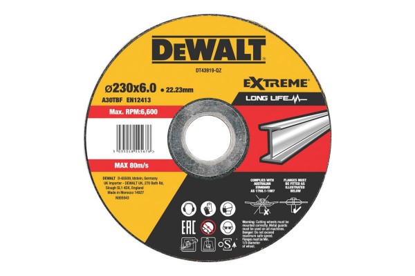 Круг шліфувальний EXTREME DeWALT DT43919