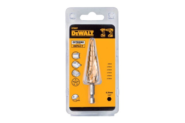 Свердло по металу EXTREME IMPACT, ступеневе DeWALT DT5027