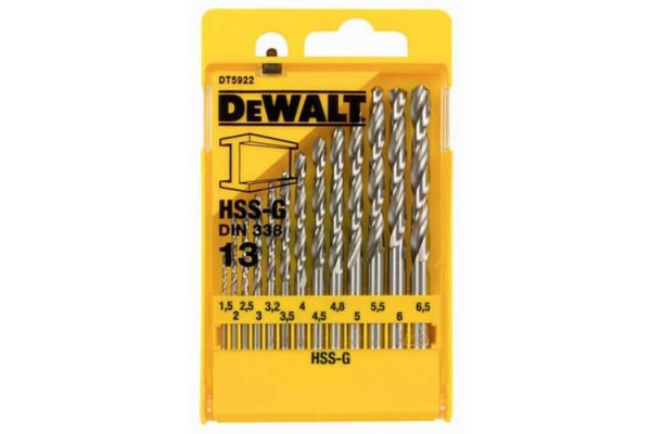 Набір свердел по металу DeWALT DT5922