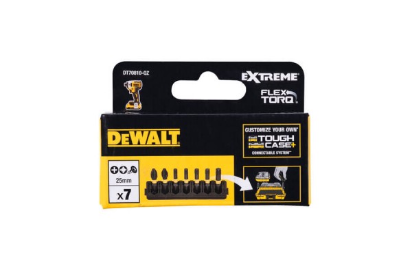Касета з бітами FlexTorq DeWALT DT70810