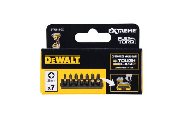 Касета з бітами FlexTorq DeWALT DT70812