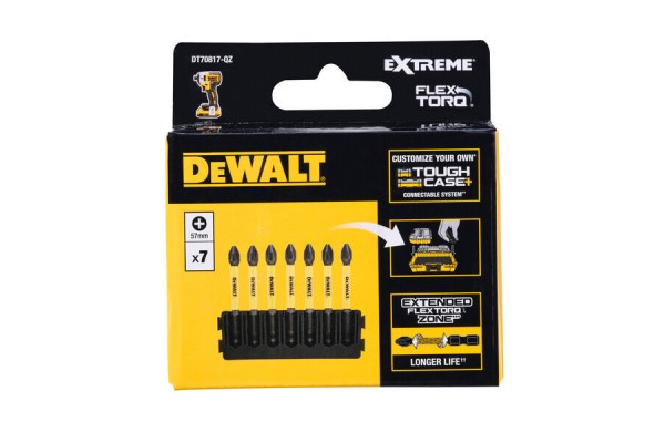Касета з бітами FlexTorq PH2 DeWALT DT70817