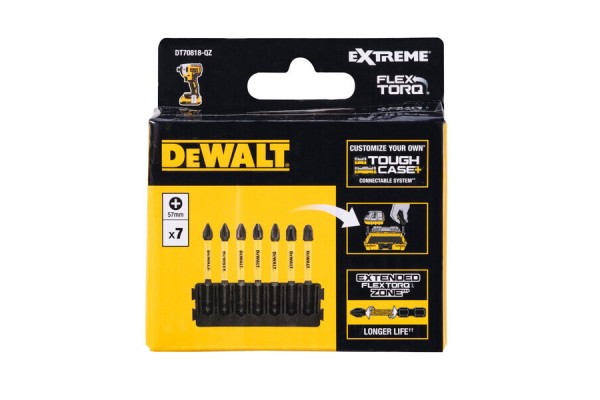 Касета з бітами FlexTorq DeWALT DT70818