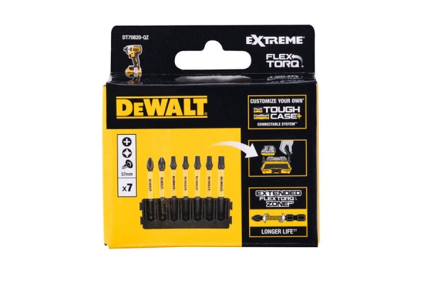 Касета з бітами FlexTorq DeWALT DT70820