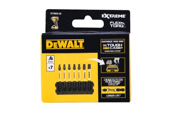 Касета з бітами FlexTorq DeWALT DT70825