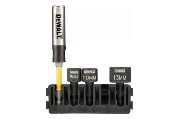 Касета з набором торцевих головок магнітних та магнітним тримачем DeWALT DT70826