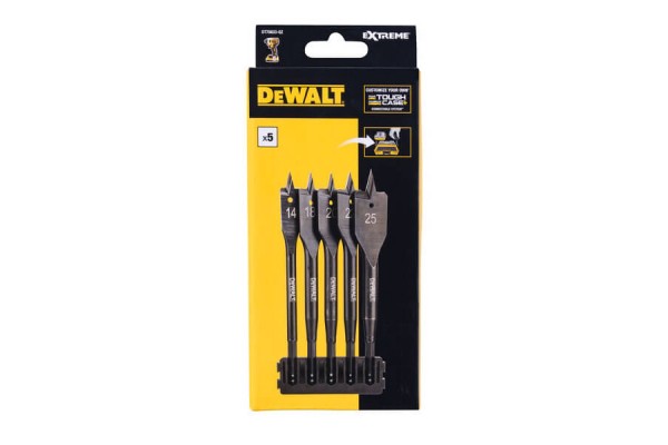 Касета з перовими свердлами DeWALT, EXTREME IMPACT DeWALT DT70833