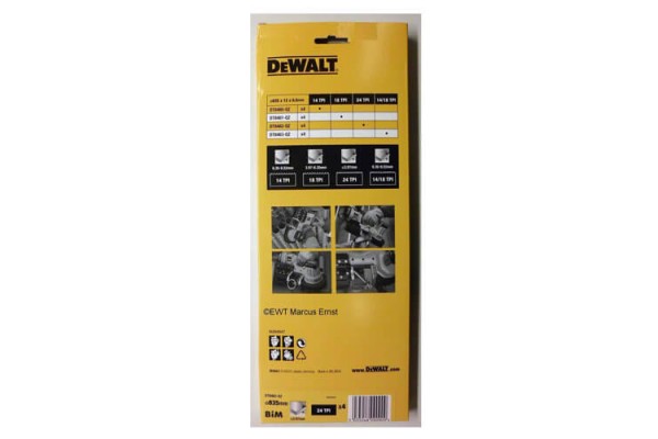 Полотно пильне для металу DeWALT DT8462