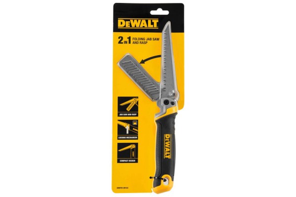 Мініножовка-рашпіль по гіпсокартону, складана DeWALT DWHT0-20123