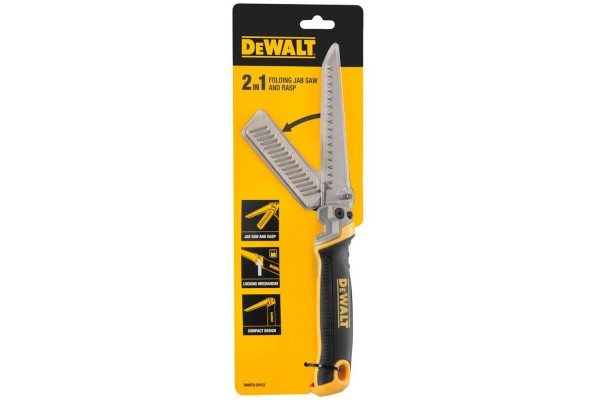 Мініножовка-рашпіль по гіпсокартону, складана DeWALT DWHT0-20123