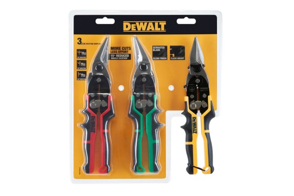 Набір ножиць з металу ERGO Aviation DeWALT DWHT14676-0