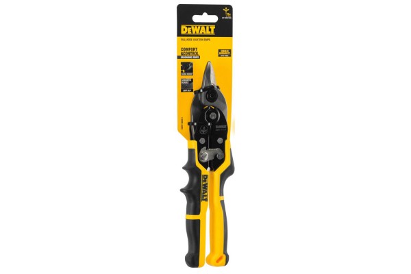 Ножиці по металу ERGO Aviation довжиною 235 мм, прямі з короткими губками DeWALT DWHT14694-0