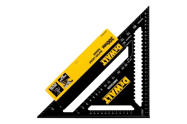 Косинець для покрівельних робіт, металевий, розміром 300 х 300 мм DeWALT DWHT25228-0