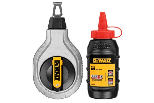 Шнур розмічальний довжиною 30 м в комплекті з крейдяним порошком DeWALT DWHT47408-0
