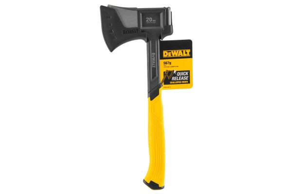 Сокира туристична суцільнометалева вагою 990 грам з чохлом DeWALT DWHT51387-0