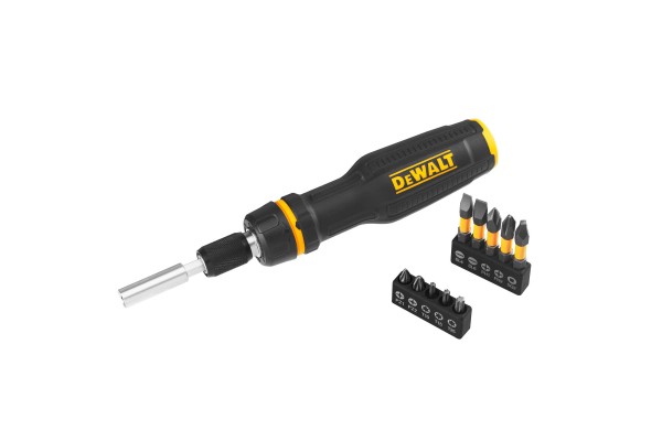 Викрутка - набір FULL FIT Telescoping, зі змінними бітами, 10 біт DeWALT DWHT68001-0