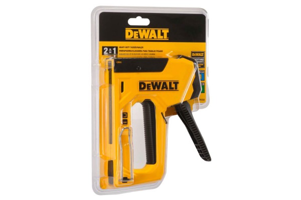 Степлер Heavy Duty для скоб типу G 6-14мм, цвяхів типу J 12, 15мм DeWALT DWHTTR350-0