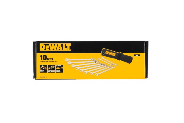 Набір ключів комбінованих, 10 штук DeWALT DWMT19227-1